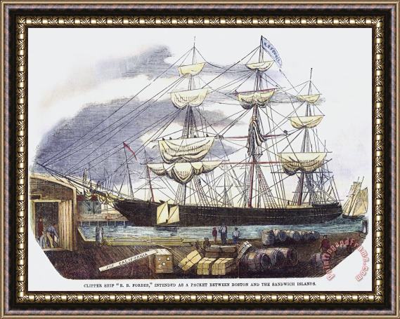 Others Clipper Ship, 1851 Framed Painting