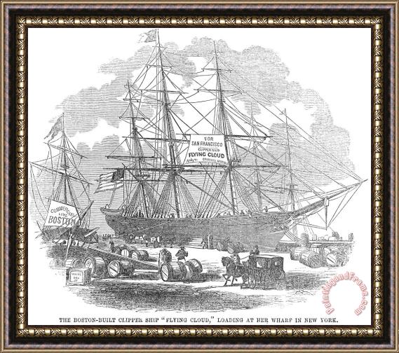 Others Clipper Ship, 1851 Framed Print