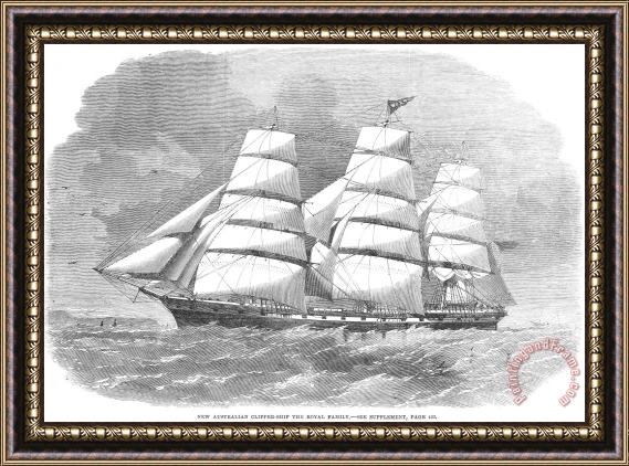 Others Clipper Ship, 1862 Framed Painting