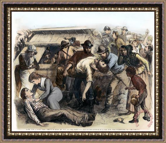 Others Coal Mining, 1879 Framed Print