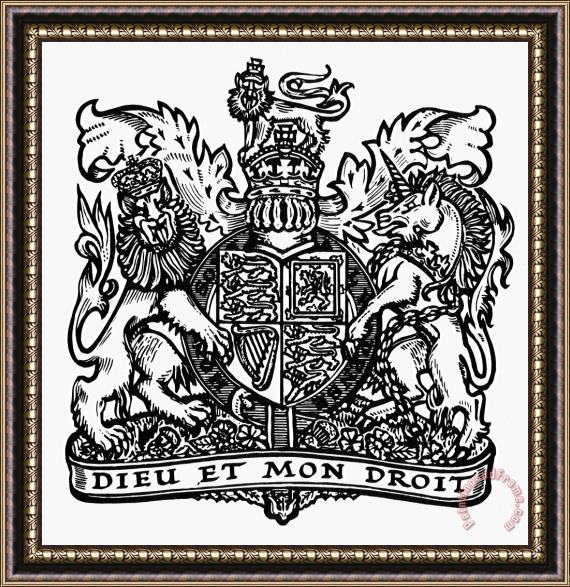 Others Coat Of Arms: Great Britain Framed Print