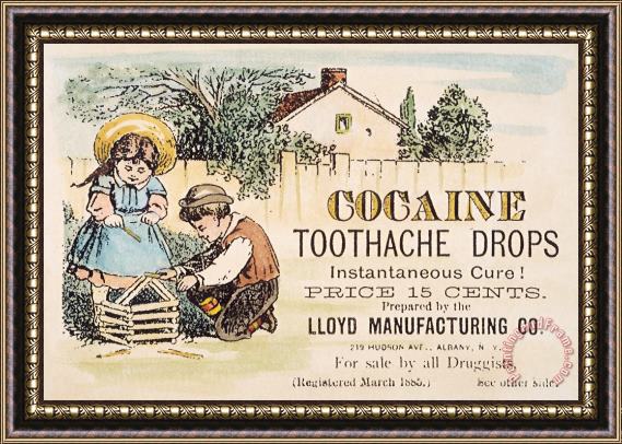 Others Cocaine Medicine Ad, 1885 Framed Print