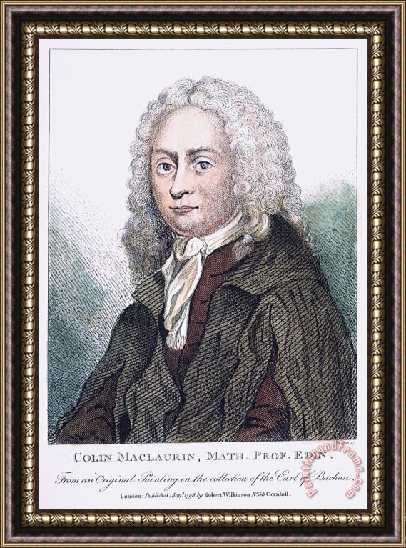 Others Colin Maclaurin (1698-1746) Framed Print