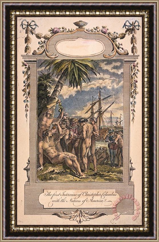 Others Columbus: Native Americans Framed Print