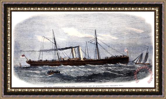 Others Confederate Warship, 1865 Framed Painting