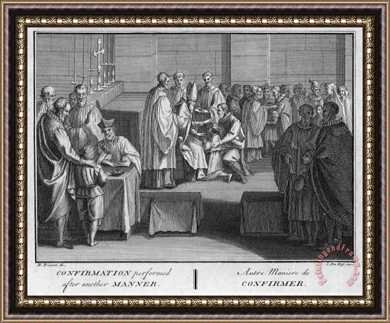 Others CONFIRMATION, 18th CENTURY Framed Print