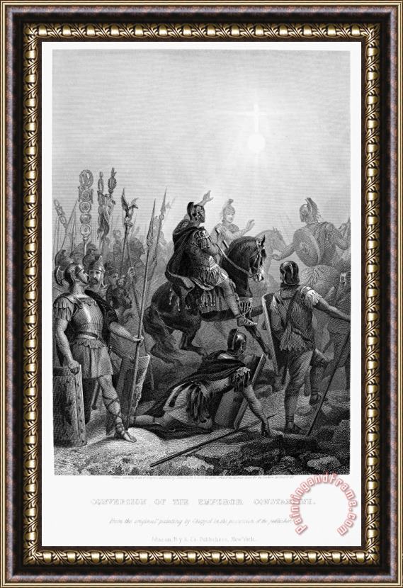Others CONSTANTINE I (d. 337) Framed Painting