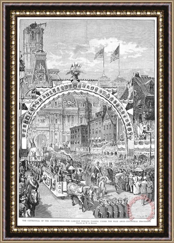 Others Constitution Centennial Framed Painting