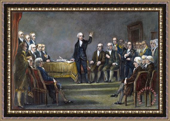 Others Constitutional Convention Framed Print