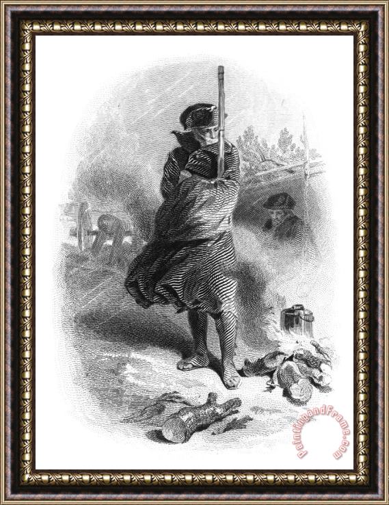 Others Continental Soldier Framed Painting