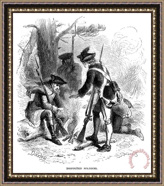 Others Continental Soldiers Framed Print
