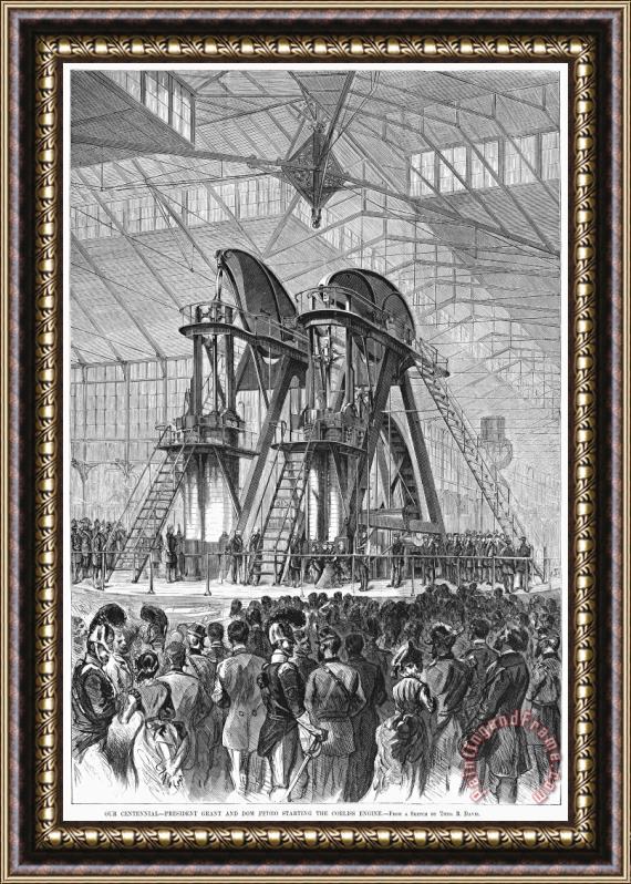 Others Corliss Steam Engine, 1876 Framed Print