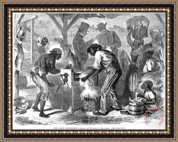 Others Cotton Gin, 1793 Framed Print