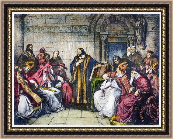 Others Council Of Constance, 1414 Framed Print