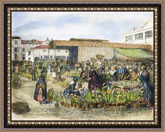 Others Covent Garden, 1848 Framed Painting