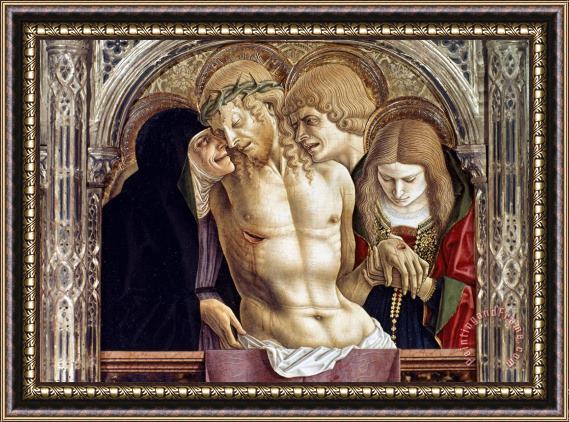 Others Crivelli: Pieta Framed Painting