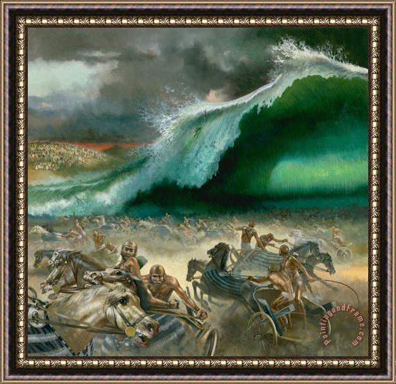 Others Crossing the Red Sea Framed Print