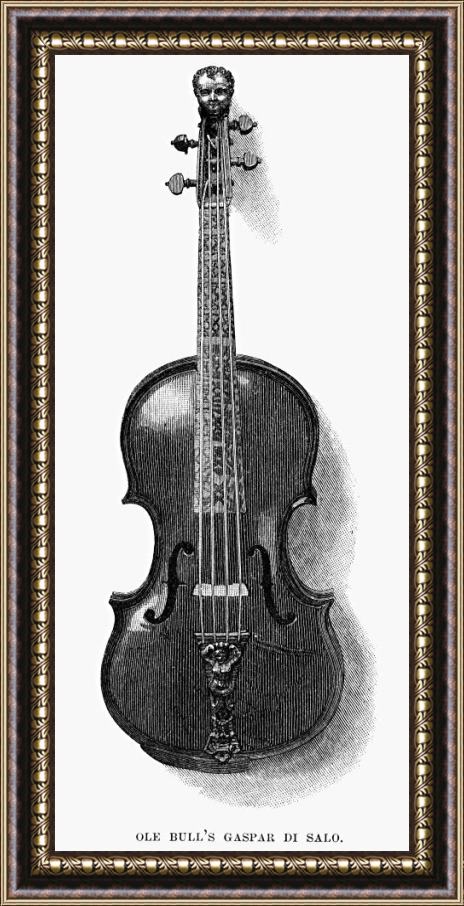 Others Da Salo Violin Framed Print