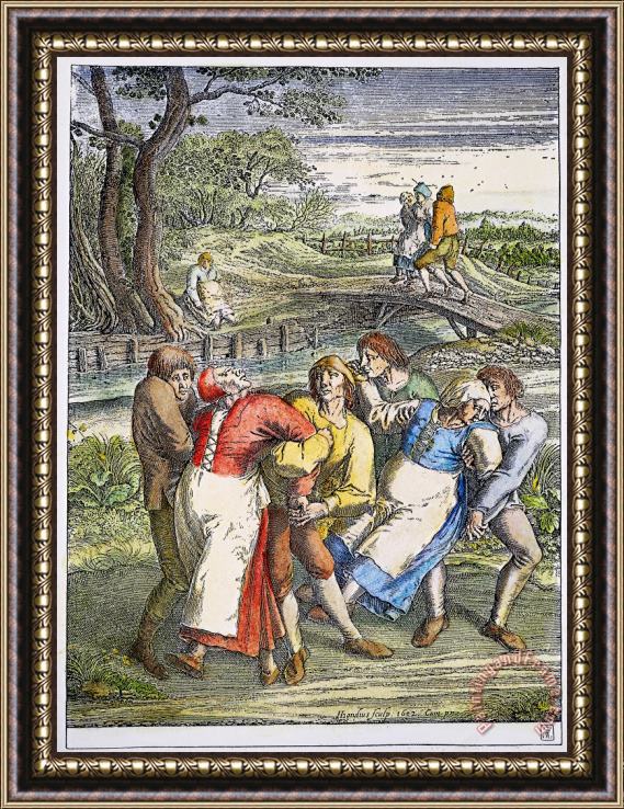 Others Dancing Mania, 1642 Framed Print