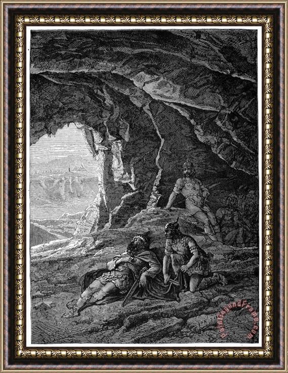 Others David And Saul Framed Print