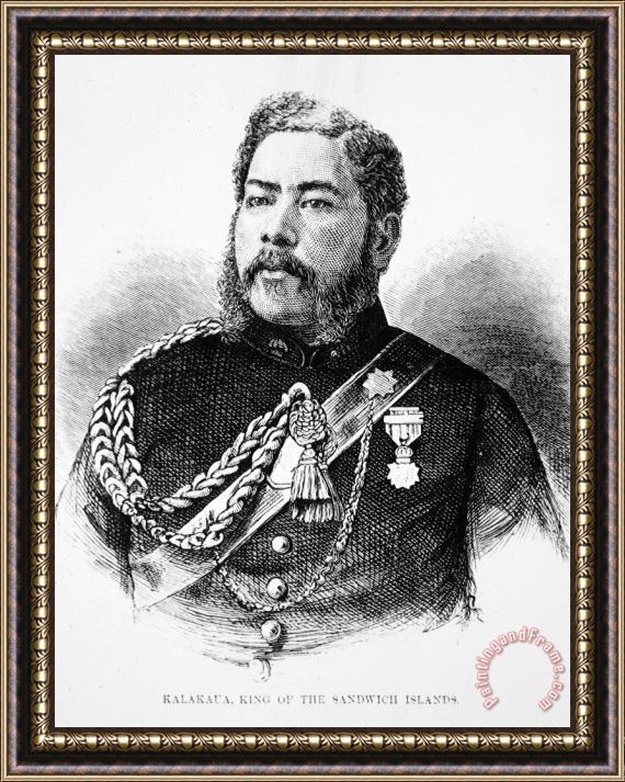 Others David Kalakaua (1836-1891) Framed Print