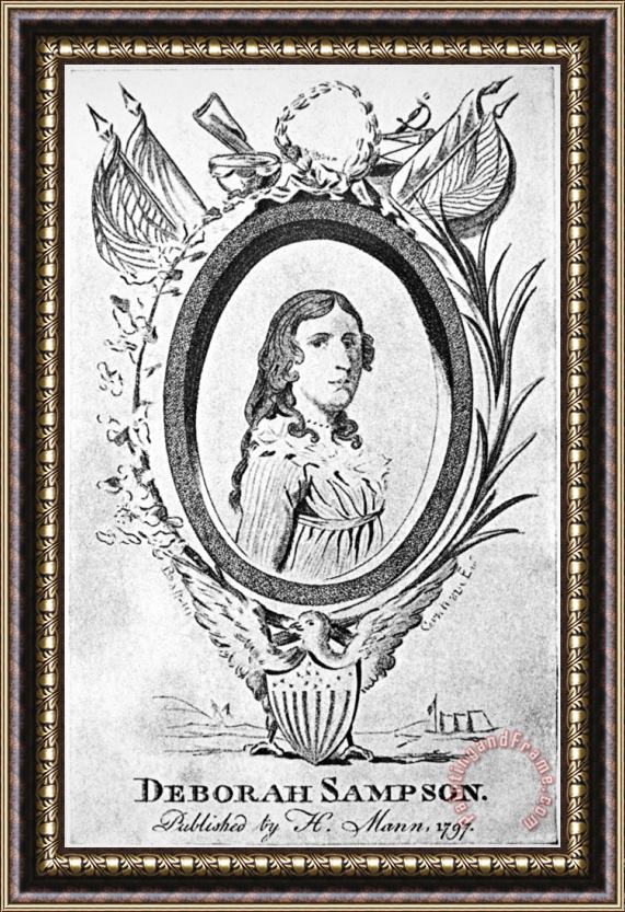Others Deborah Sampson (1760-1827) Framed Painting