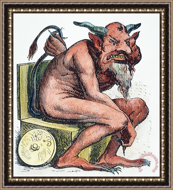 Others Devil: Belphegor Framed Print