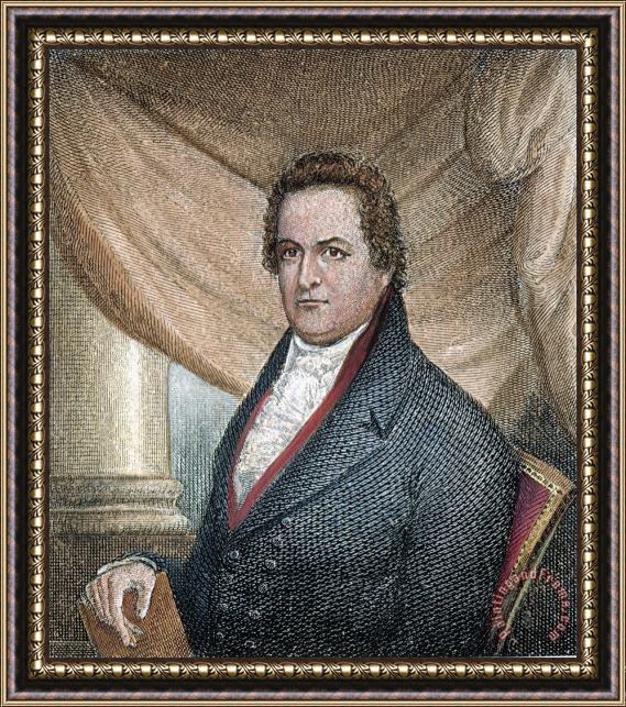 Others Dewitt Clinton (1769-1828) Framed Painting