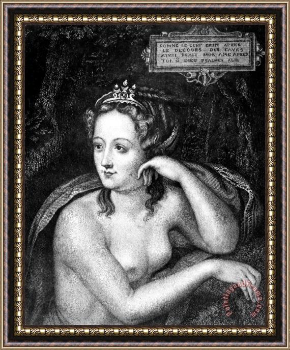 Others Diane De Poitiers (1499-1566) Framed Painting