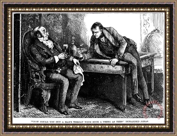 Others Dickens: Martin Chuzzlewit Framed Painting