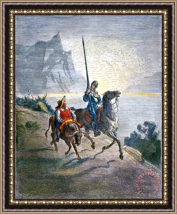 Others Don Quixote Framed Print