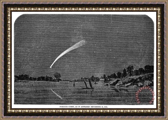 Others Donatis Comet, 1858 Framed Painting
