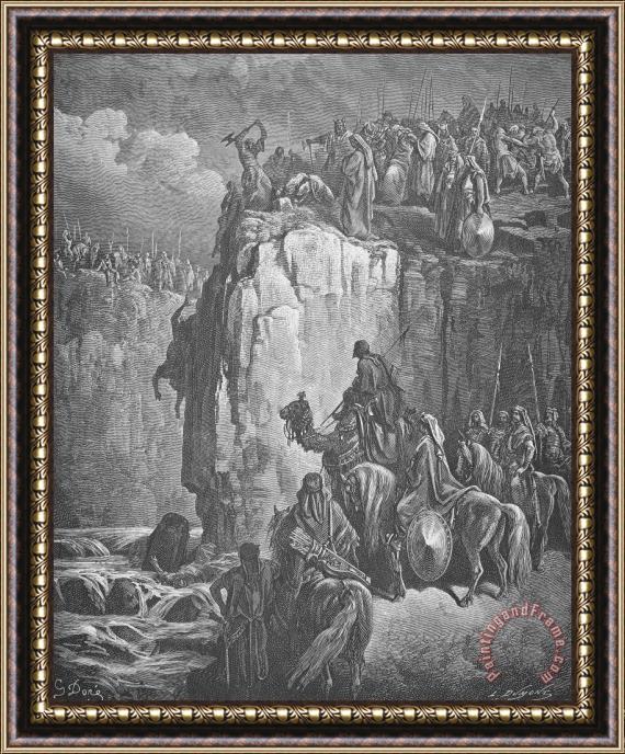 Others Dore: Prophets Of Baal Framed Painting