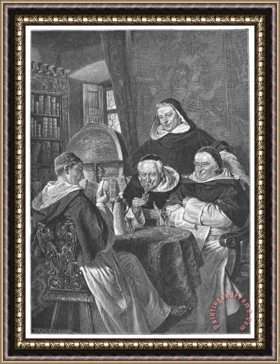 Others Drinking Framed Print