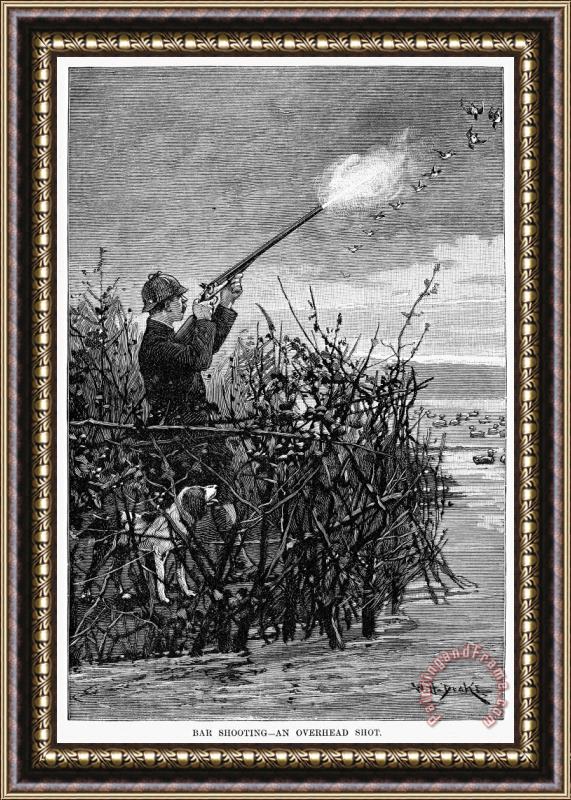 Others Duck Hunting, 1888 Framed Painting