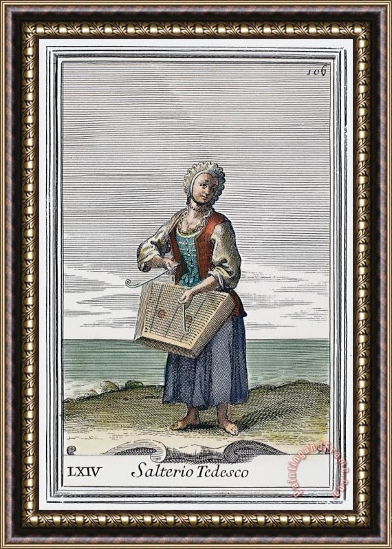 Others Dulcimer, 1723 Framed Print