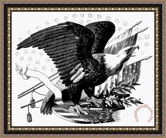 Others EAGLE, 19th CENTURY Framed Painting