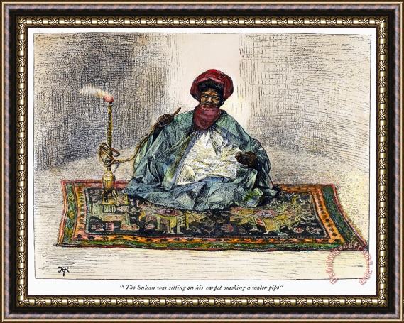 Others East Africa: Sultan, 1889 Framed Painting