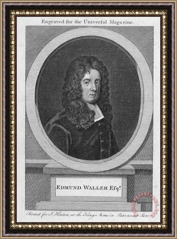 Others Edmund Waller (1606-1687) Framed Painting