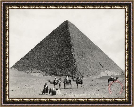Others Egypt: Cheops Pyramid Framed Print
