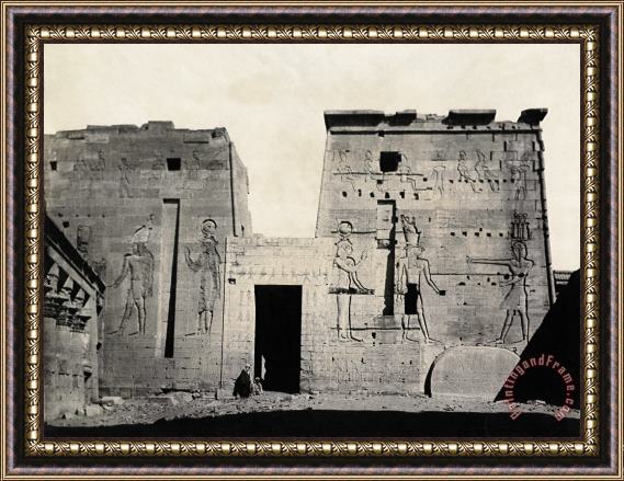 Others Egypt: Temple Of Isis Framed Painting