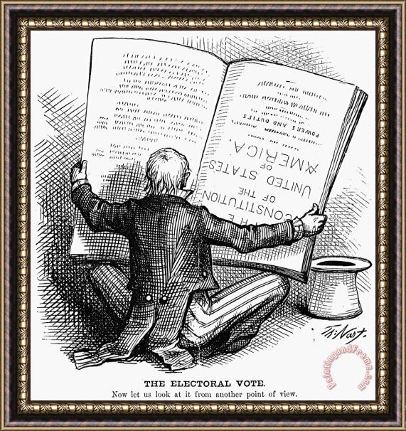 Others Election Cartoon, 1876 Framed Print