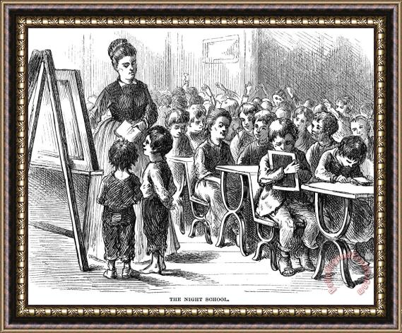 Others Elementary School, 1873 Framed Painting