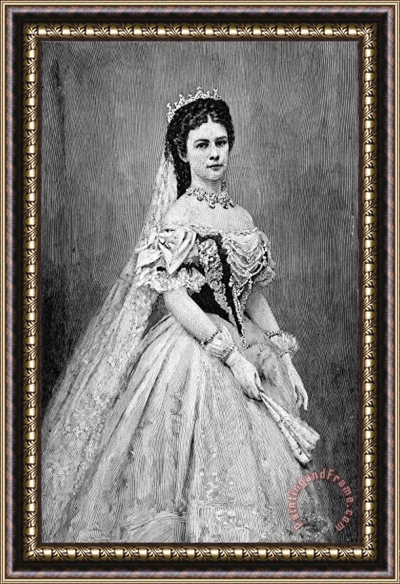 Others Elisabeth Of Austria Framed Painting