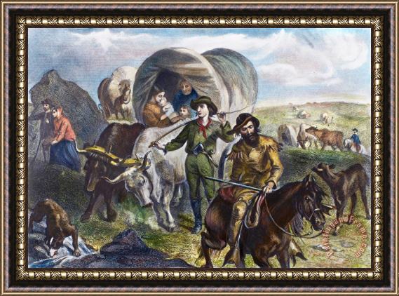 Others Emigrants To West, 1874 Framed Print
