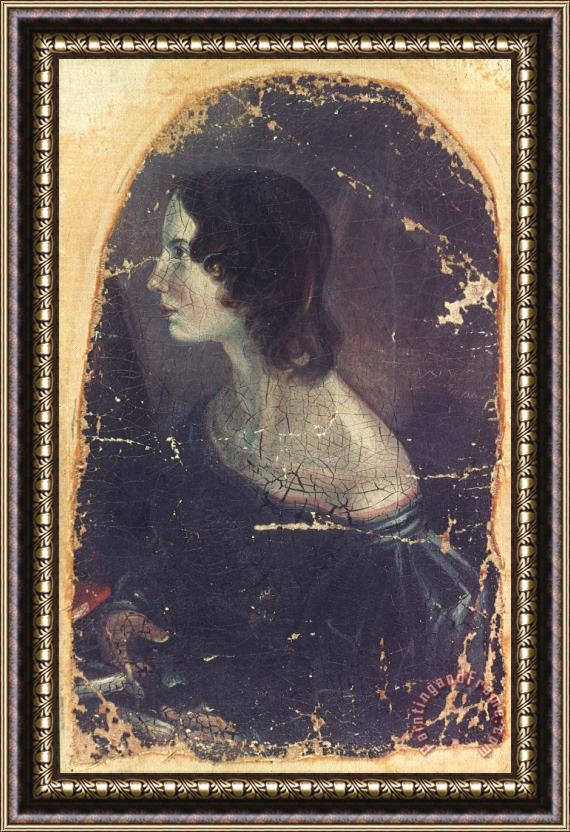 Others emily bront 1818-1848 Framed Painting