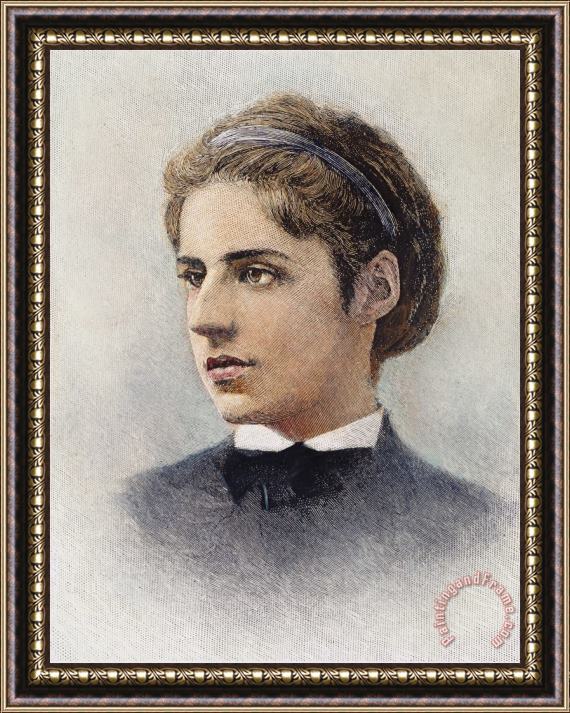 Others Emma Lazarus (1849-1887) Framed Painting