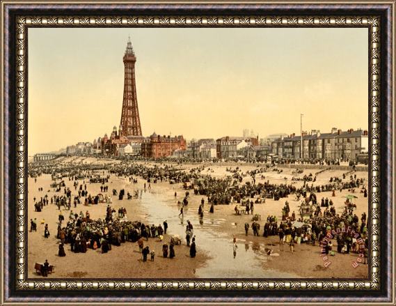 Others ENGLAND: BLACKPOOL, c1900 Framed Painting
