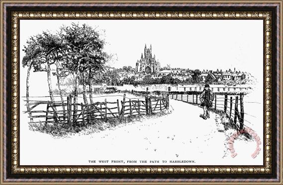 Others England: Canterbury Framed Print