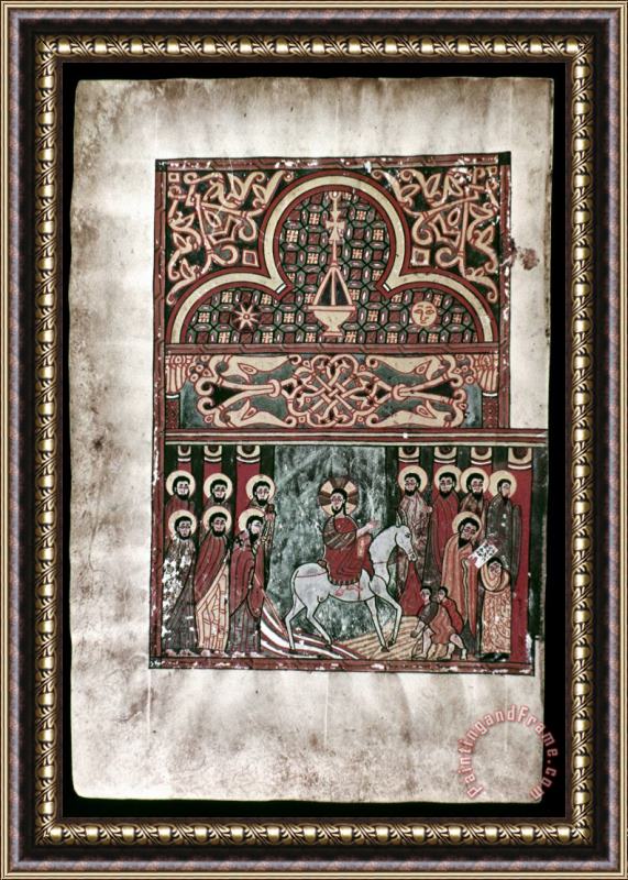 Others Entry Into Jerusalem Framed Painting